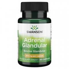 Swanson Adrenal Glandular 350 mg 60 viên - Cải thiện chức năng Tuyến Thượng Thận