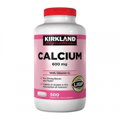 Kirkland Viên Uống Hỗ Trợ Bổ Sung Canxi 600mg & Vitamin D3 Calcium 500 Viên