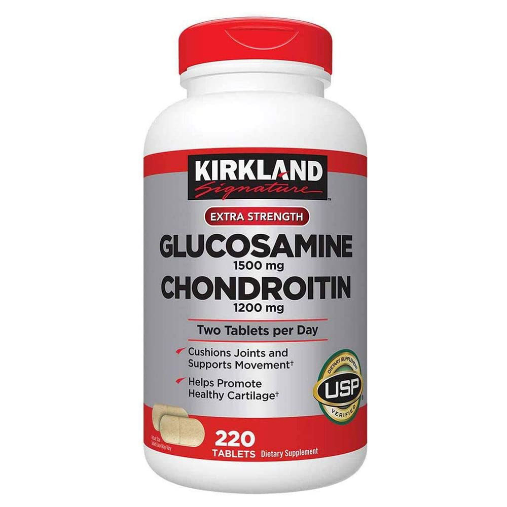Kirkland Viên Uống Bổ Sung Glucosamine 1500mg & Chondroitin 1200mg 220 Viên