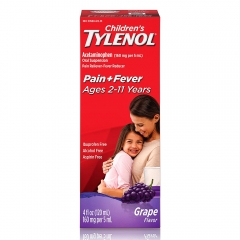 Siro giảm đau hạ sốt cho trẻ 2-11 tuổi Children’s Tylenol Pain Fever 120ml (Grape)