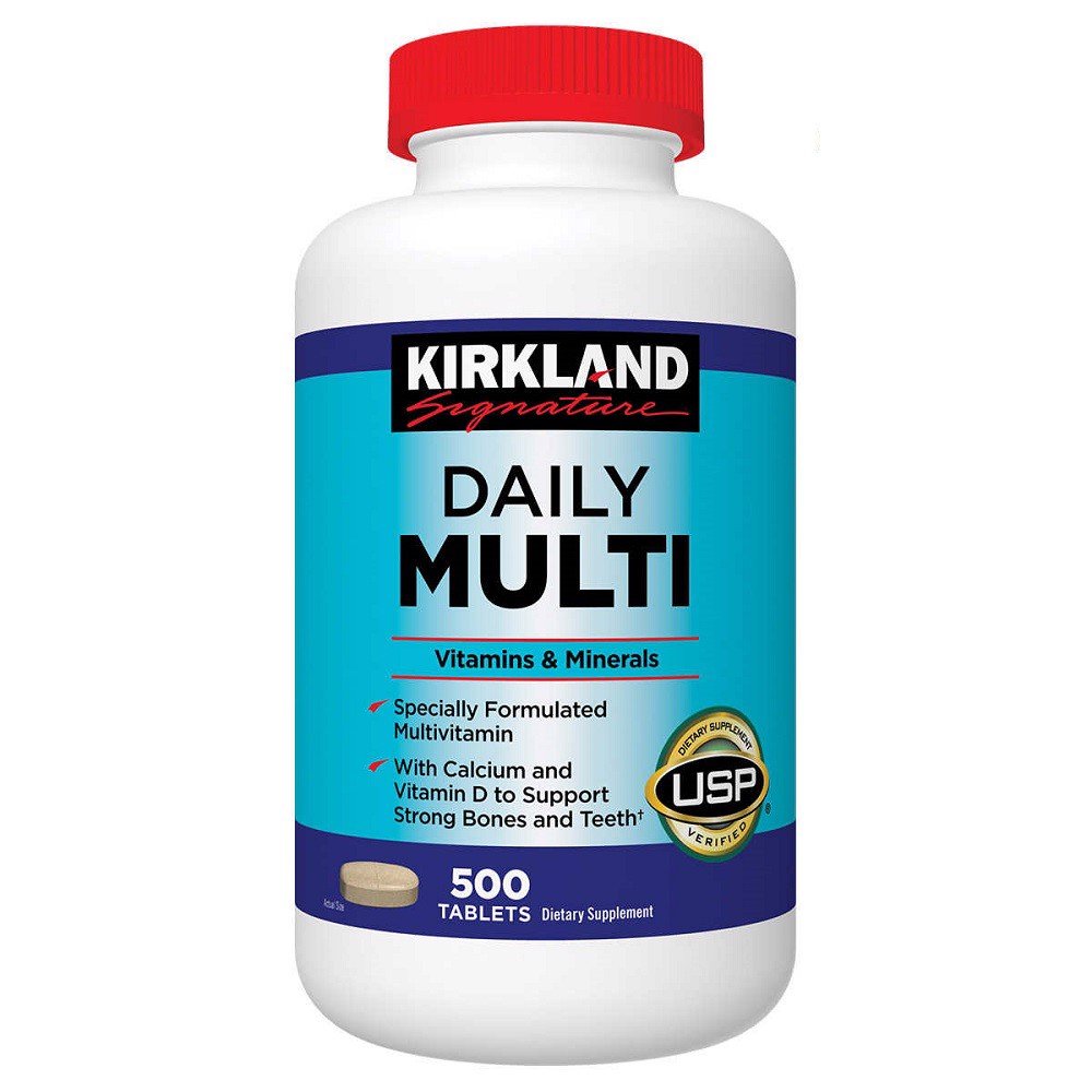 Kirkland Viên Uống Bổ Sung Vitamin Tổng Hợp Daily Multi Multivitamin 500 Viên