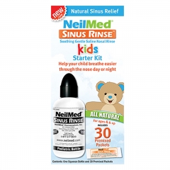 Bình rửa mũi NeilMed Kids Starter Kit 30 gói cho bé