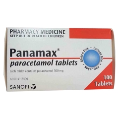 Giảm đau hạ sốt Panamax Paracetamol 500mg 100 viên