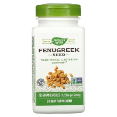 Nature's Way Fenugreek Seed 610 mg 180 Viên - Viên uống lợi sữa