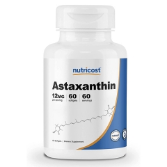 Nutricost Astaxanthin 12mg 60 viên - Viên Uống Chống Oxy Hóa & Lão Hoá