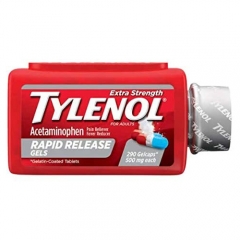Tylenol Rapid Release Acetaminophen 500mg 290 Gelcaps - Giảm Đau Hạ Sốt