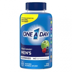 One a Day Men’s Vitacraves Gummies 170 viên - Kẹo dẻo cung cấp vitamin dành cho Nam.