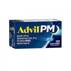 Viên uống giảm đau Advil PM Ibuprofen 200mg 120 viên