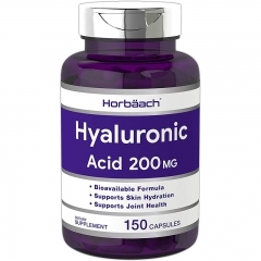 Horbaach Hyaluronic Acid 200 mg 150 Viên : Hỗ trợ dưỡng ẩm cho khớp và da.