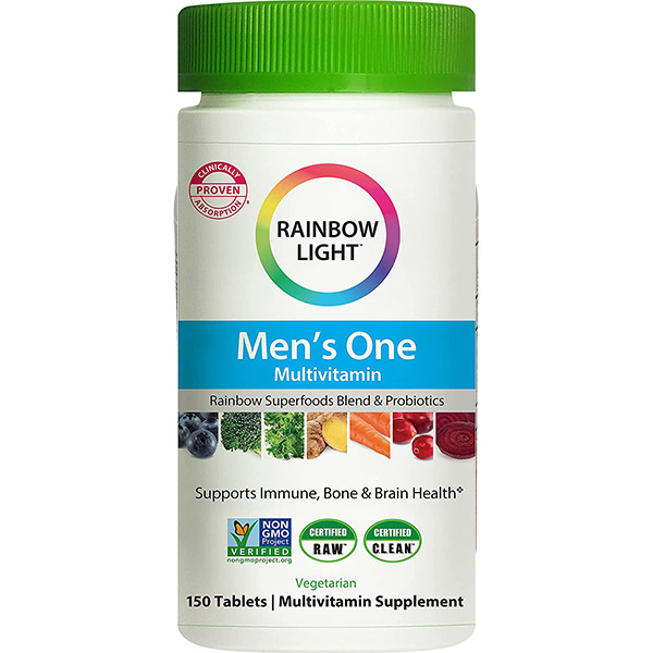 Rainbow Light Men’s One Daily High Potency Multivitamin 150 viên - Bổ Sung Vitamin Khoáng Chất Hằng Ngày Cho Nam.
