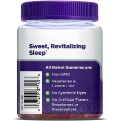 Natrol Sleep Immune Health Gummies Melatonin 6mg 50 viên - Kẹo dẻo giúp ngủ ngon, tăng sức đề kháng
