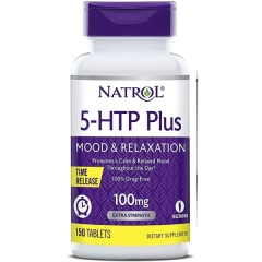 Viên uống 5 HTP giảm căng thẳng & tăng hưng phấn Natrol 5-HTP Plus 100mg 150 viên