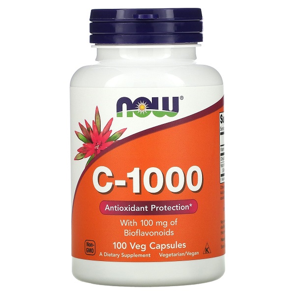 Now Vitamin C-1000 with 100mg Bioflavonoids 100 viên -  Tăng Cường Hệ Miễn Dịch.