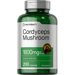Đông trùng hạ thảo Horbaach Cordyceps Mushroom 1800mg 200 viên