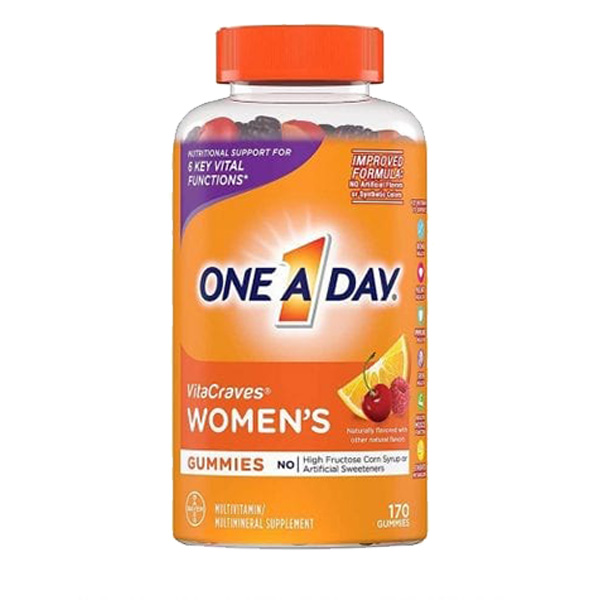 Kẹo Dẻo Vitamin Tổng Hợp One A Day Women's VitaCraves Gummies 170 Viên Dành Cho Nữ