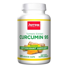 Jarrow Curcumin 95, 500mg: Viên uống giảm đau dạ dày và hỗ trợ cải thiện viêm gan, 120 viên
