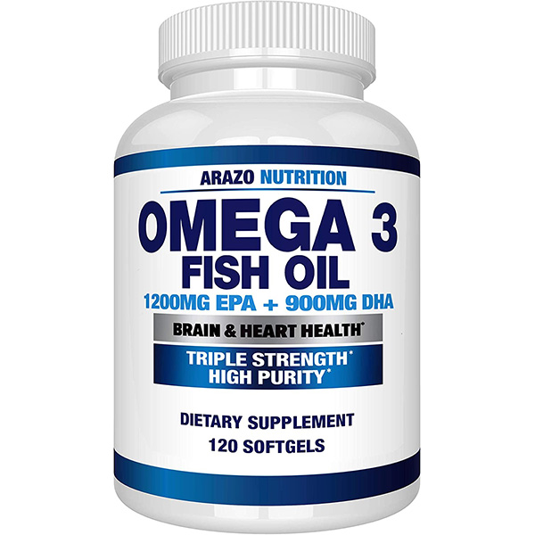 Arazo Nutrition Omega 3 Fish Oil 120 Viên - Bổ Sung Omega 3 Cải Thiện Trí Nhớ Và Sức Khỏe Tim Mạch.