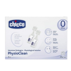 Chicco Physio Clean: Huyết thanh sinh lý Hộp 20 ống.