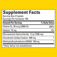  Nature Made TripleFlex Triple - Thuoc Bổ Sung Hàm Lượng Glucosamin, Chondroitin và MSM Hiệu Qủa Nhất, 150 viên