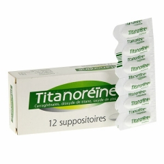 Titanoreine Thực phẩm chức năng Viên đặt trĩ của Pháp, hộp 12 viên