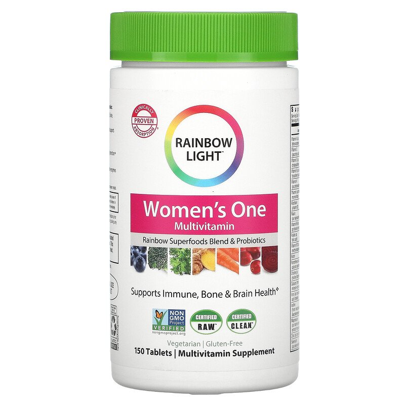 Rainbow Light Women's One 150 Viên - Bổ Sung Vitamin Khoáng Chất Cho Nữ.