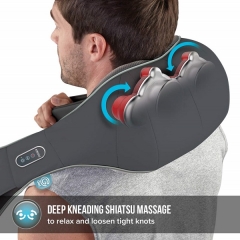 Đai massage vai cổ gáy USA công nghệ 3D Shiatsu GEL HoMedics NMS-700RCG-EU