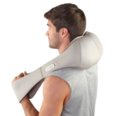 Đai massage cổ vai gáy pin sạc công nghệ 3D SHIATSUTALK điều khiển bằng giọng nói HoMedics NMS-675H