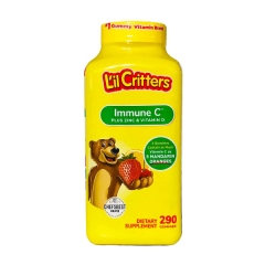 Kẹo dẻo bổ sung vitamin C và tăng sức đề kháng L’il Critters Immune C 290 viên