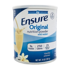 Sữa bột Ensure Original Nutrition Powder Add Water 397g (Mẫu mới)