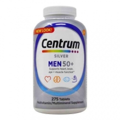 Centrum Silver Men 50+ 275 viên: Viên uống bổ sung vitamin và khoáng chất cho nam giới trên 50 tuổi