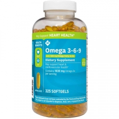 Members Mark Omega 3-6-9 Plus - Viên bổ sung Omega 3 - 6 - 9 bảo vệ tim mạch, tăng cường trí não, 325 viên.