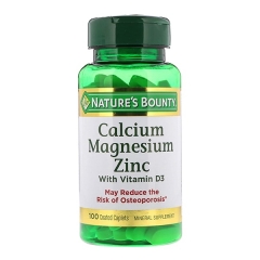 Viên uống bổ xương Nature's Bounty Calcium Magnesium Zinc 100 viên