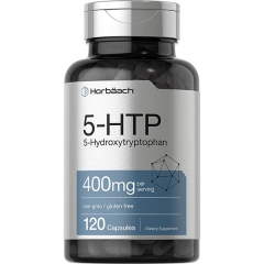 Horbaach 5-HTP Supplement 400mg 120 viên - Viên uống hỗ trợ điều trị rối loạn giấc ngủ, trầm cảm, giảm căng thẳng.