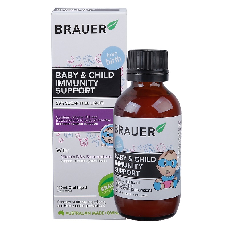 Brauer Baby & Child Immunity Support-Thực phẩm bảo vệ sức khỏe tăng cường sức đề kháng cho bé.