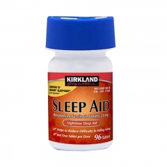 Kirkland Signature Sleep Aid Doxylamine succinate: Viên hỗ trợ điều trị mất ngủ, 96 viên, 25 mg