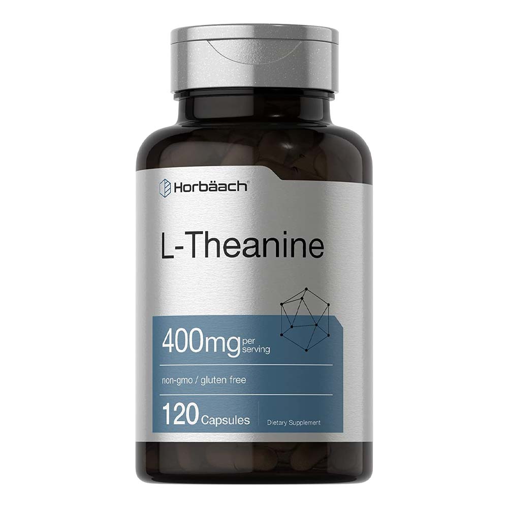 Viên Uống Hỗ Trợ Giảm Stress Cải Thiện Sự Tập Trung Horbaach L-theanine 400mg 120 Viên