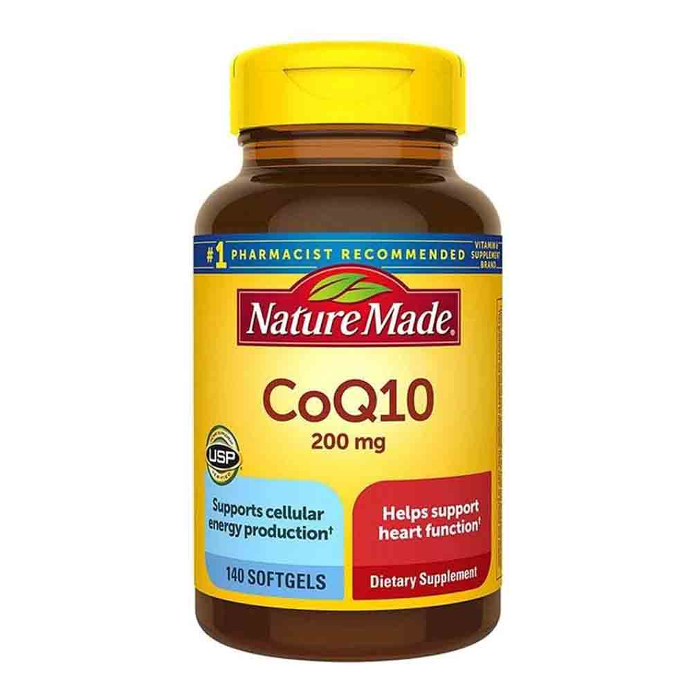 Nature Made CoQ10 200 Mg Viên Uống Hỗ Trợ Tim Mạch 140 viên