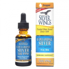 Keo bạc Colloidal Silver Natural Path Silver Wings 500ppm 30ml.