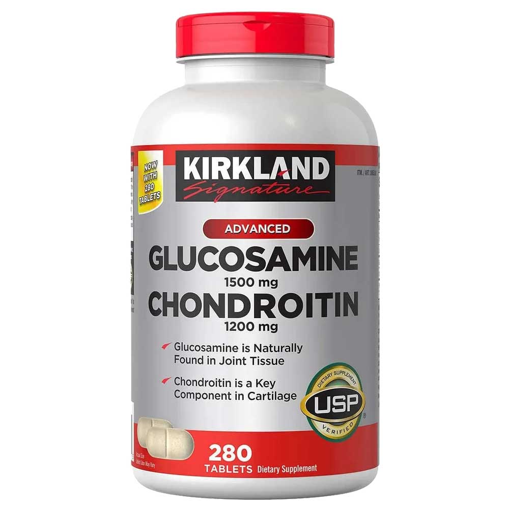 Kirkland Viên Uống Bổ Sung Glucosamine 1500mg & Chondroitin 1200mg 280 Viên