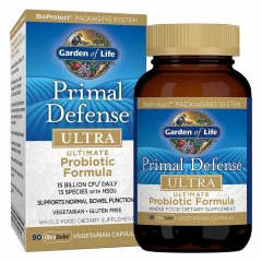 Viên uống hỗ trợ hệ tiêu hóa Garden of Life Primal Defense Ultra Ultimate Probiotic Formula 90 viên của Mỹ