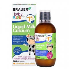 Brauer Baby & Kids Liquid Milk Calcium 200ml cho bé từ 7 tháng tuổi 200ml