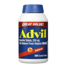 Viên Uống Giảm Đau Hạ Sốt Advil Ibuprofen Tablets 200mg 300 Viên Của Mỹ