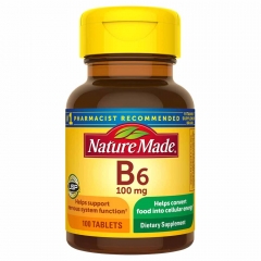 Viên Uống Bổ Sung Vitamin b6 Nature Made Vitamin B-6 100 mg 100 Viên Của Mỹ