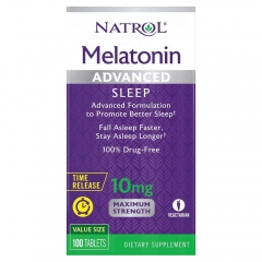 Viên Uống Ngủ Ngon Natrol Advanced Melatonin với Vitamin B6 100 Viên Của Mỹ