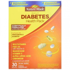Viên Uống Hỗ Trợ Bệnh Tiểu Đường Nature Made Diabetes Health Pack, 30 Viên