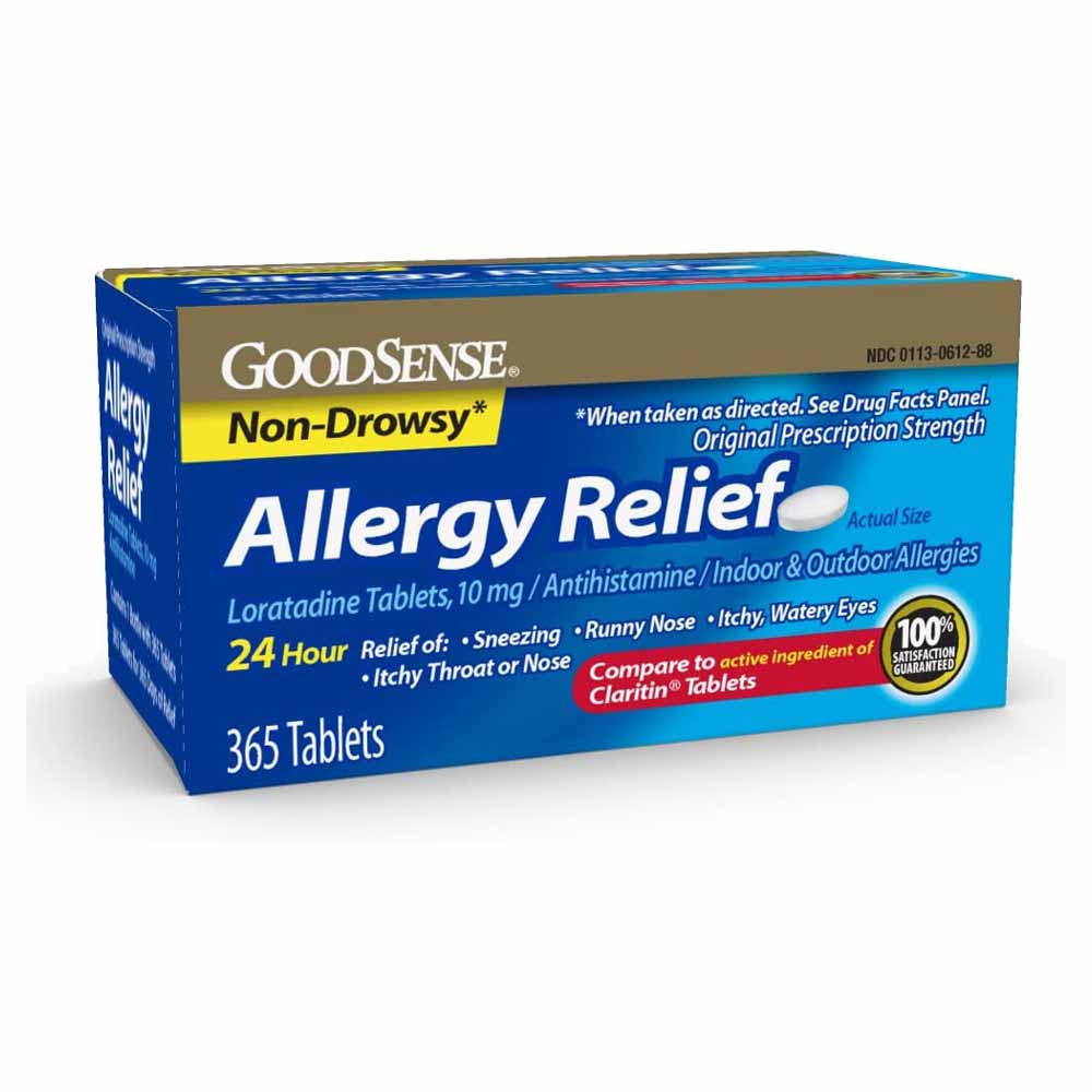 Viên Uống Giảm Dị Ứng GoodSense Allergy Relief Loratadine 10mg 365 Viên