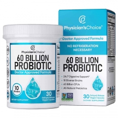 Men Vi Sinh Hỗ Trợ Tiêu Hóa Physician's Choice Probiotics 60 Billion CFU 30 Viên