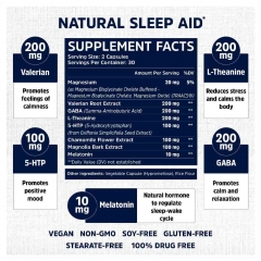 Viên Uống Hỗ Trợ Ngủ Ngon Hollis Nutrition Sleep Fairy Natural Sleep Aid 60 Viên