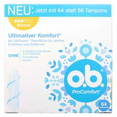 Băng Vệ Sinh Tampons OB ProComfort Normal 3G Hộp 64 Cái Nhập khẩu Đức