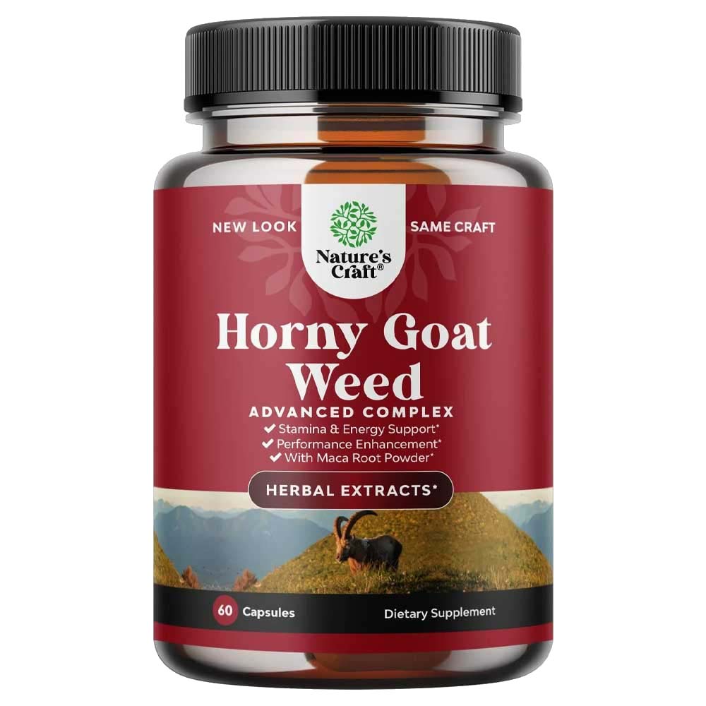 Viên Uống Tăng Cường Sinh Lý Nam Và Nữ Nature’s Craft Horny Goat Weed 60 Viên